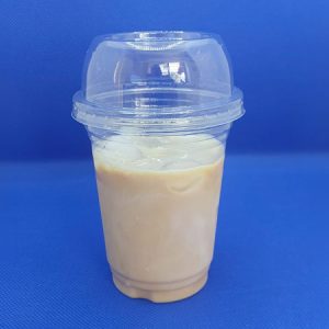 כוס פלסטיק PET 8oz ; עם מכסה